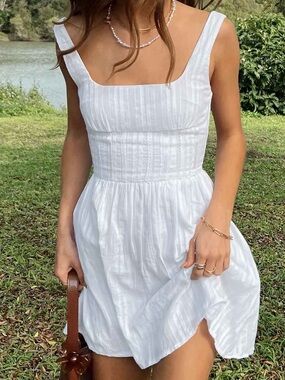 Princess Polly White Mini Sundress